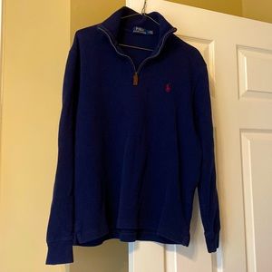 Polo Ralph Lauren Navy Blue Quarter Zip Pullover